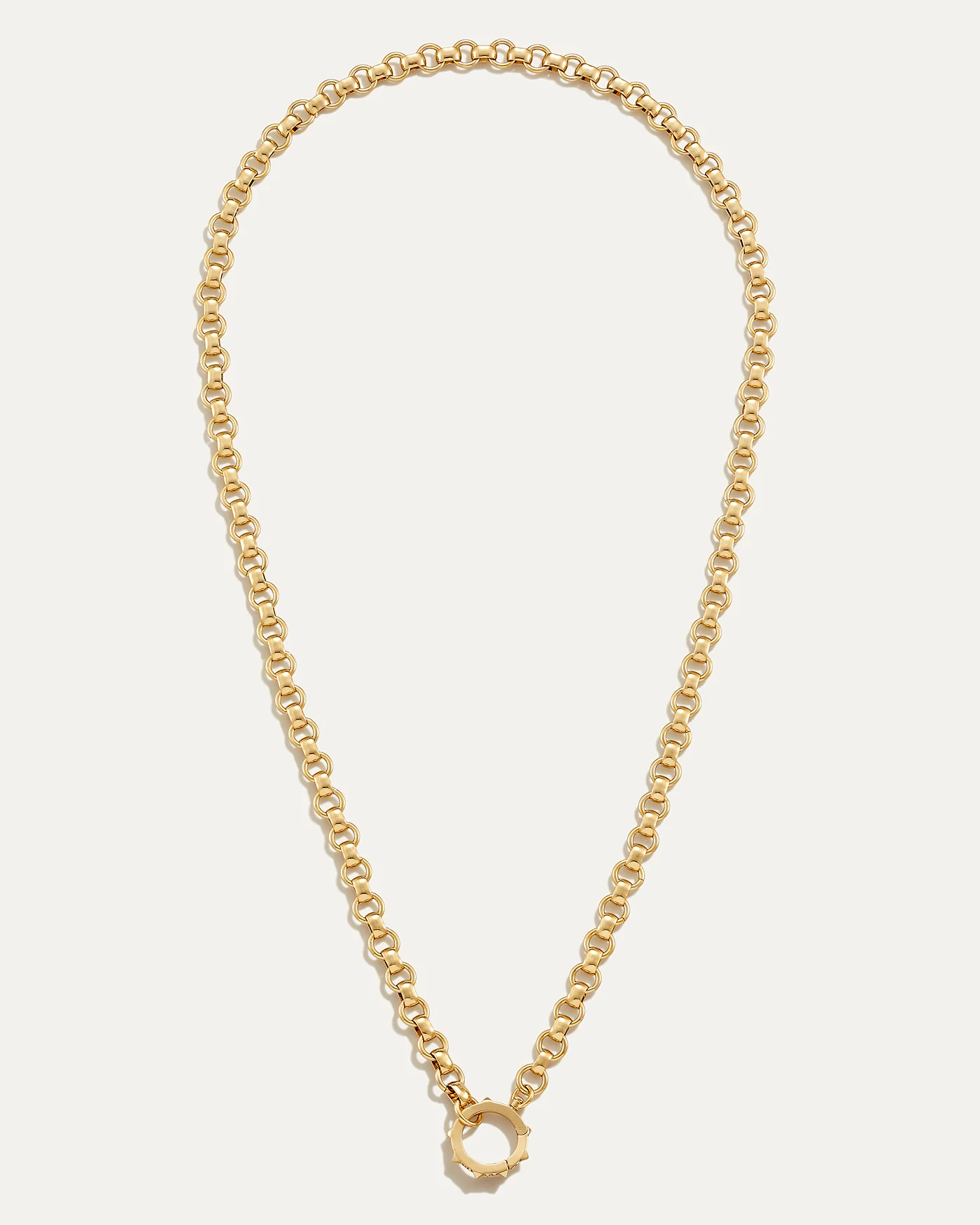 Belcher Chain & Channel Set Rondelle Charm - Image 3