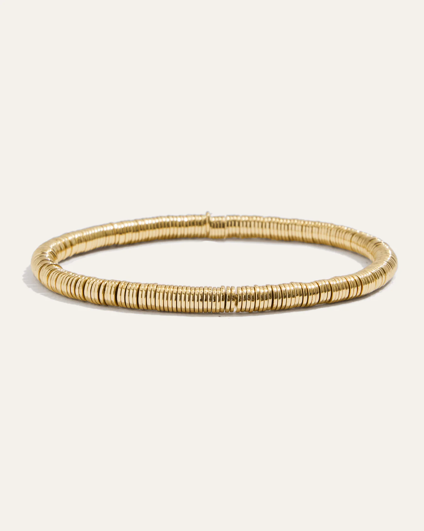 Boho Beaded Stretch Bracelet |Gold