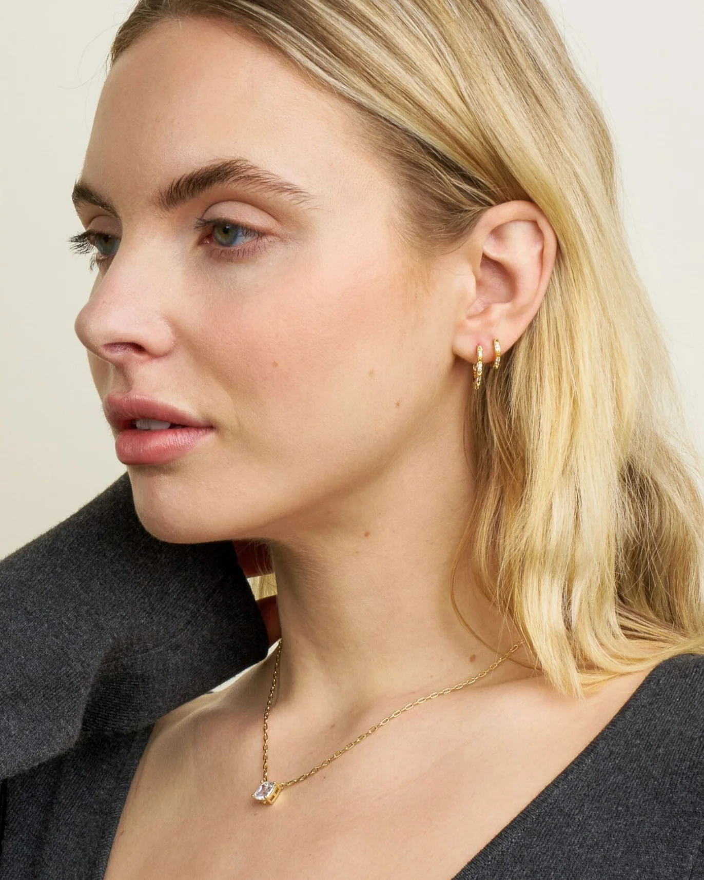 Charlotte Renegade Hoop Earrings | 3/4" - Image 4