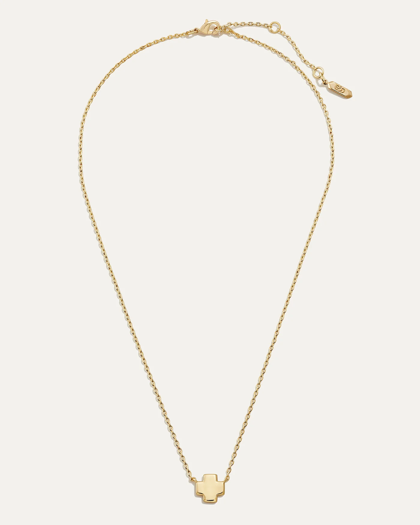 Delicate Adjustable Cross Necklace - Image 5