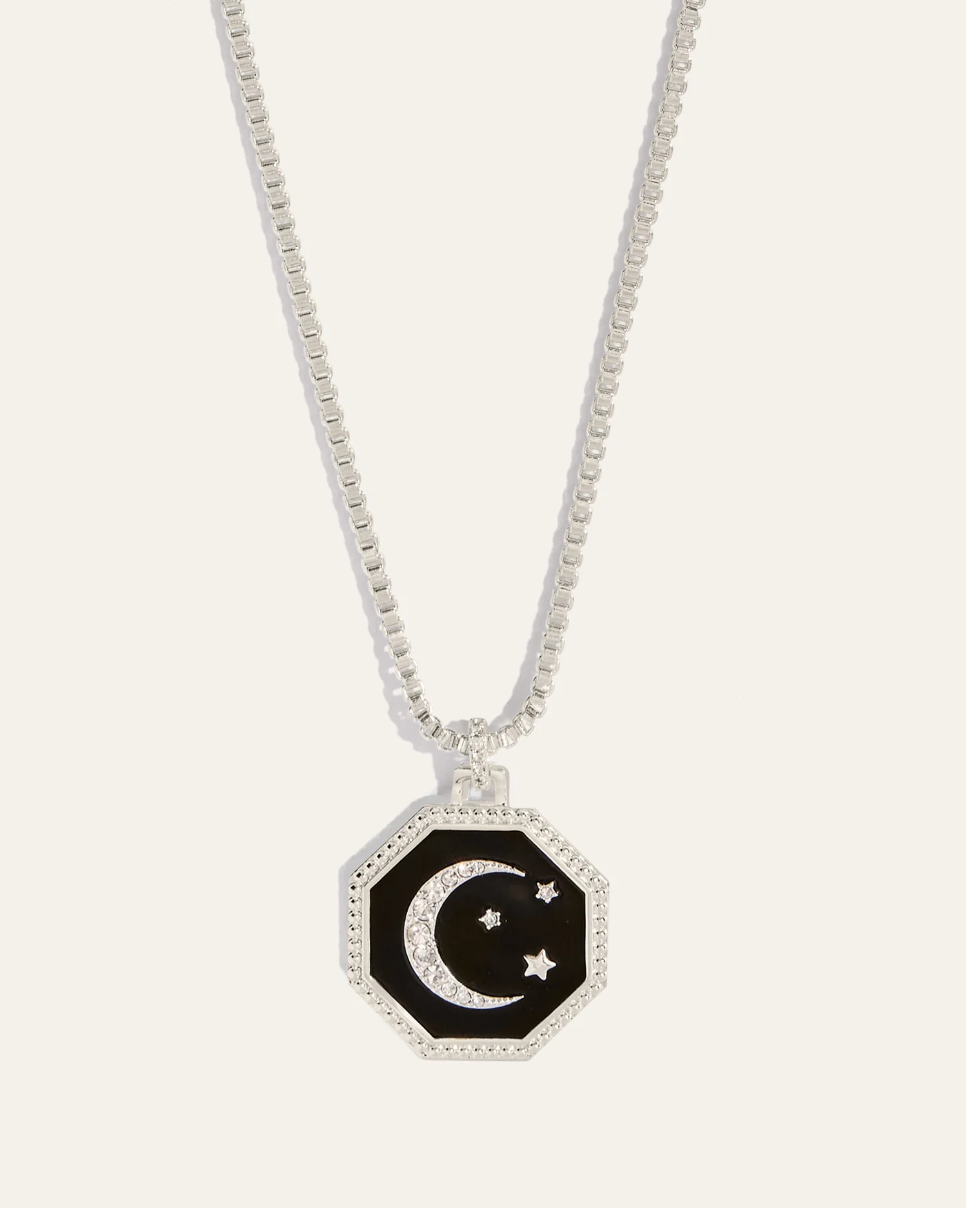 Estelle Celestial Reversible Pendant Necklace |Silver - Image 3