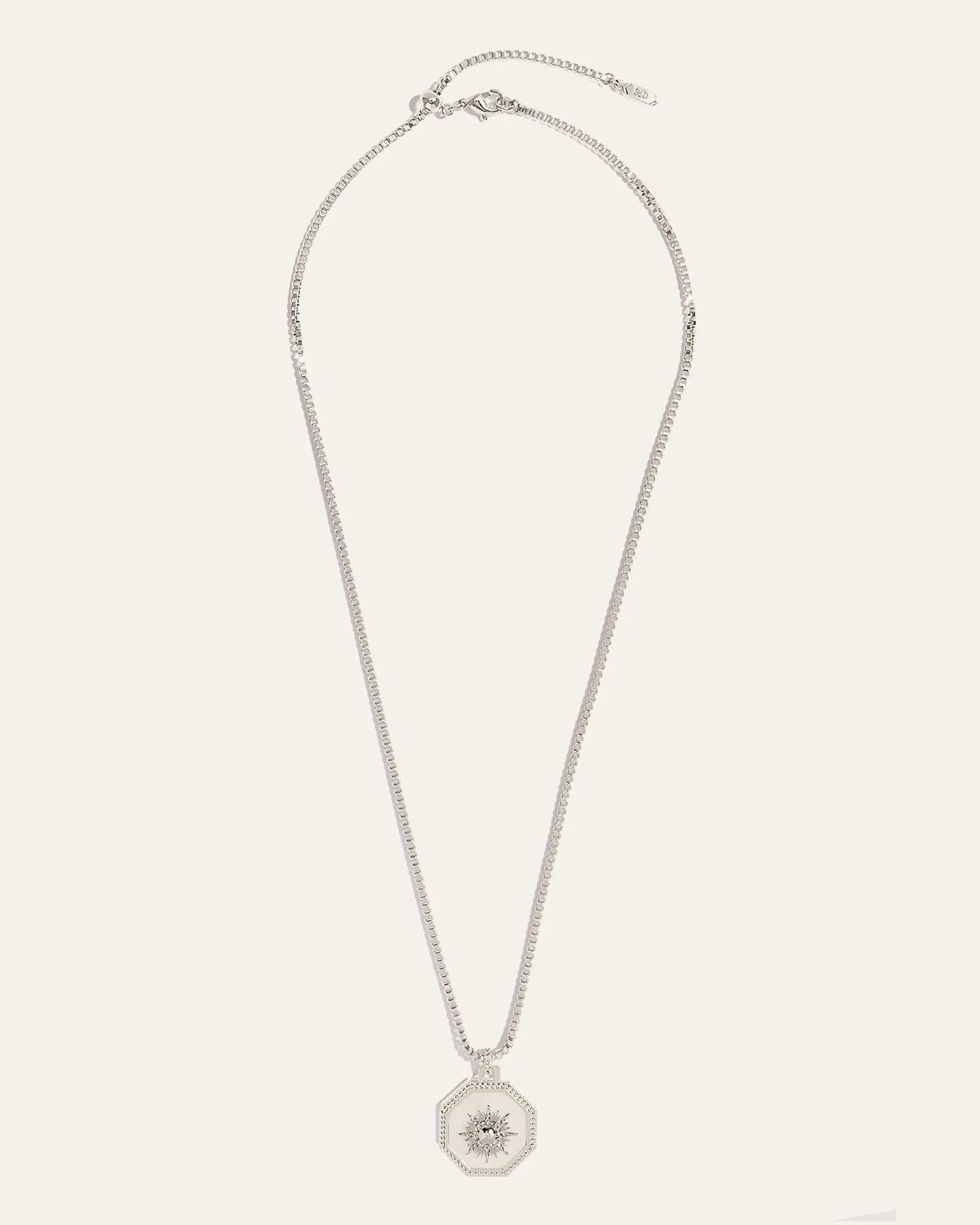 Estelle Celestial Reversible Pendant Necklace |Silver - Image 4
