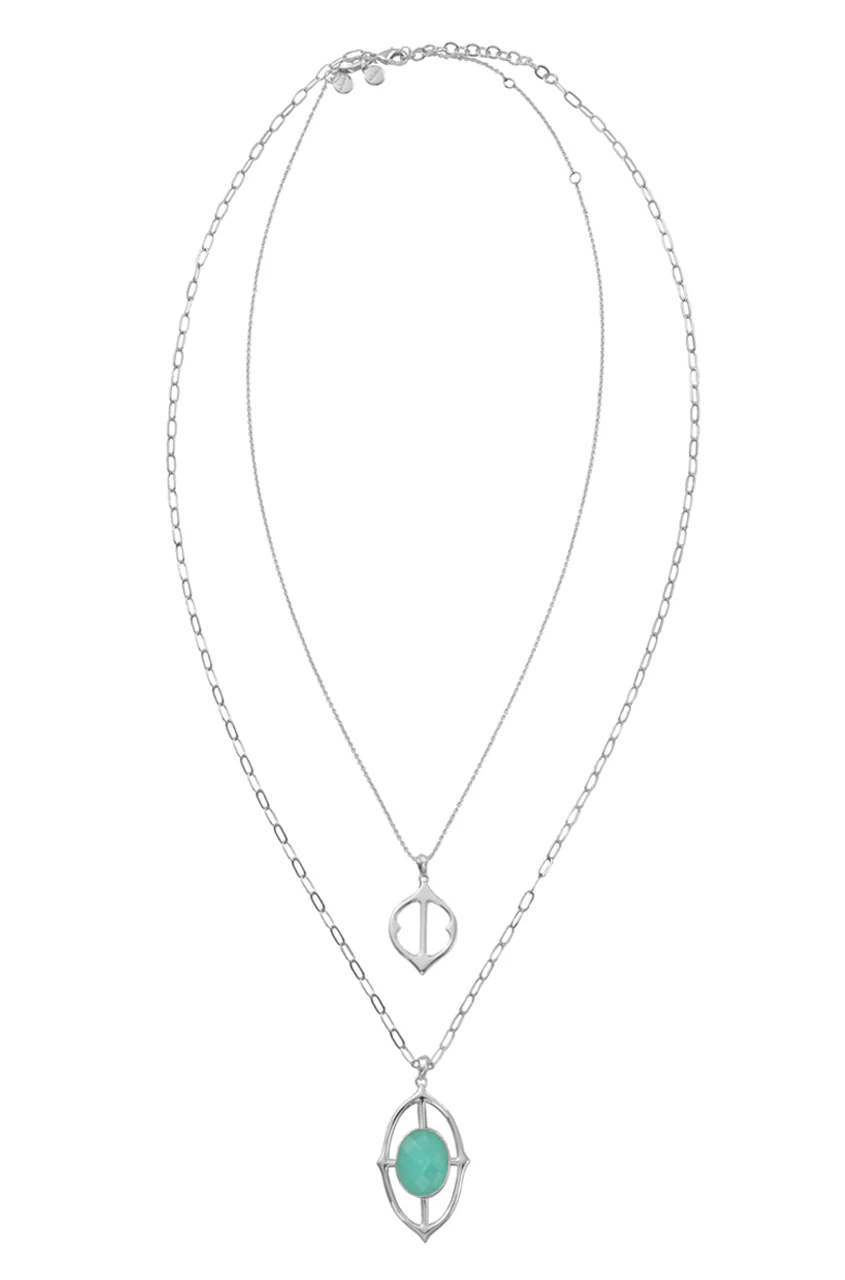 Fortuna Pendant Necklace | Silver - Image 2