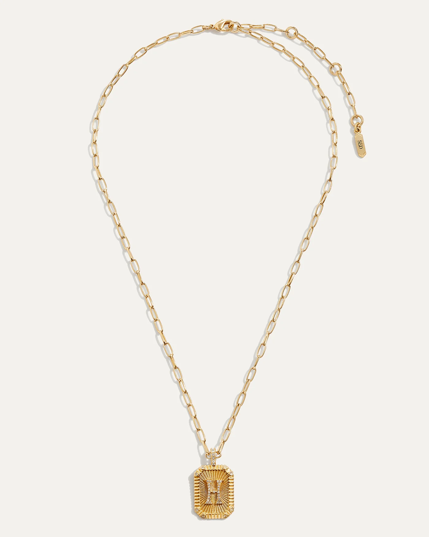 Heirloom Initial Pendant Necklace - Image 4