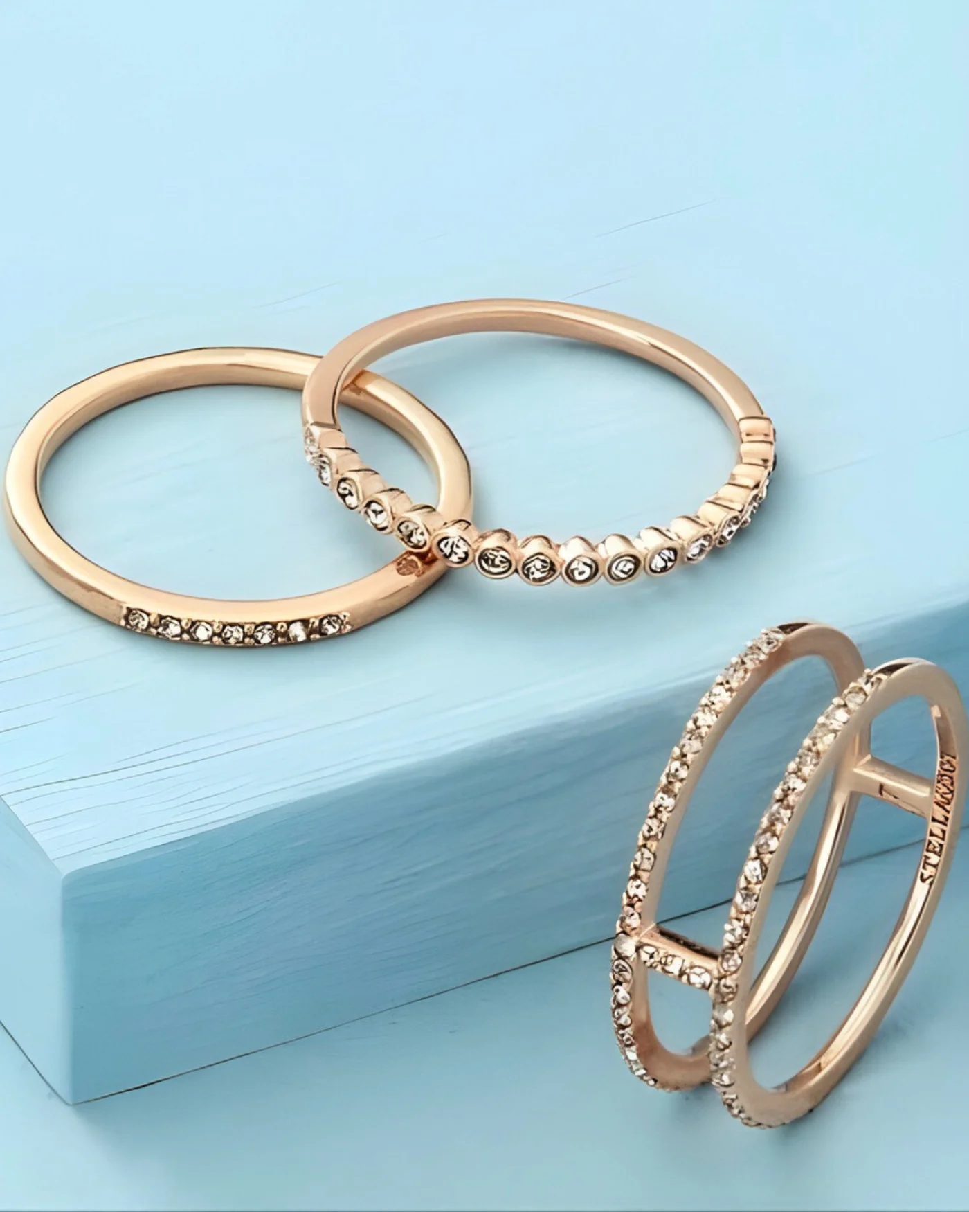 Imperial Stacking Rings | Rose Gold - Image 3