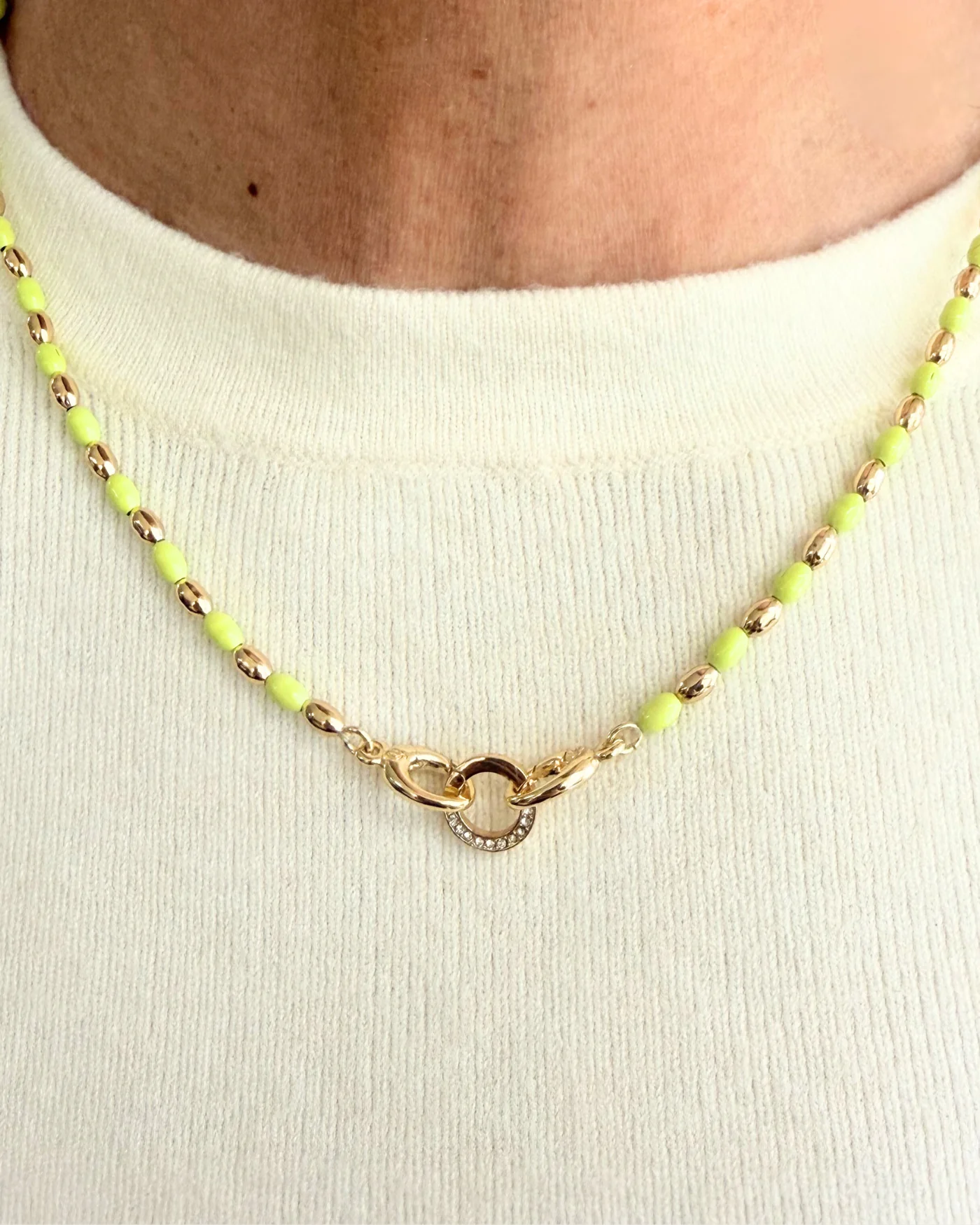 Joie Necklace | Lime - Image 5