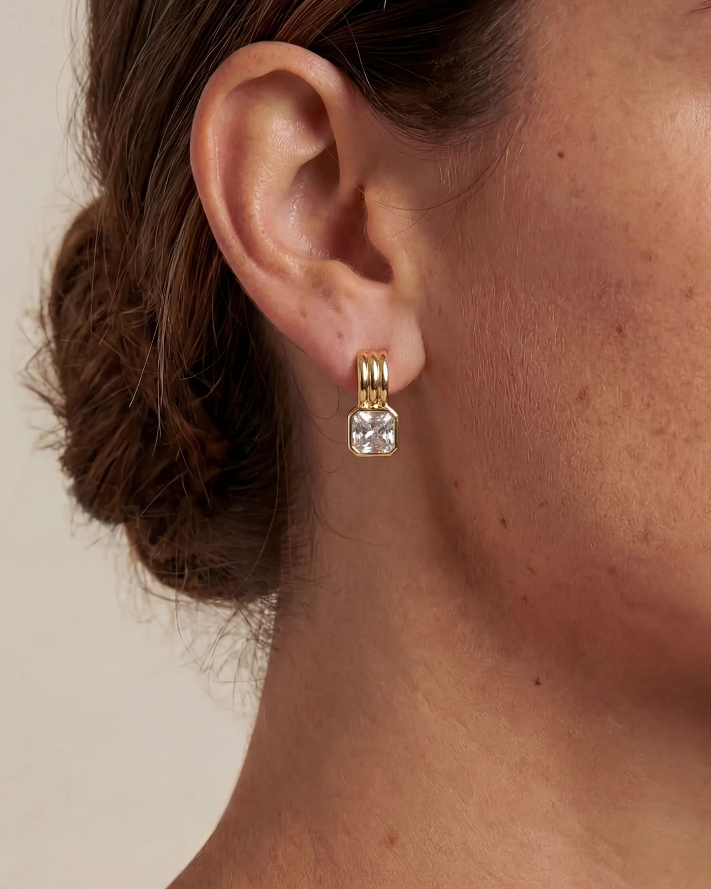 Marlo Earrings in Diamonds - Image 2