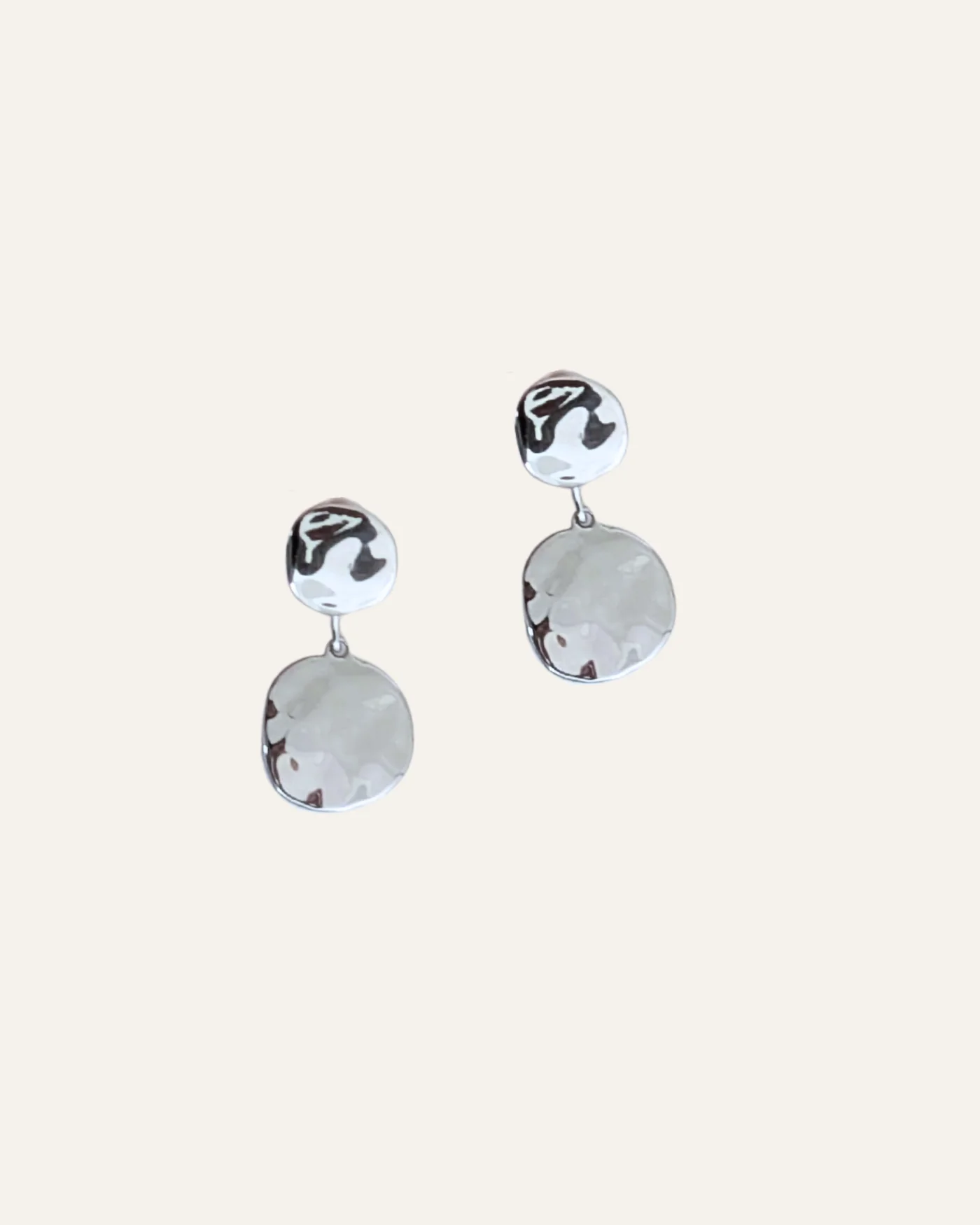 Metal Bubble Convertible Statement Hoops - Image 3