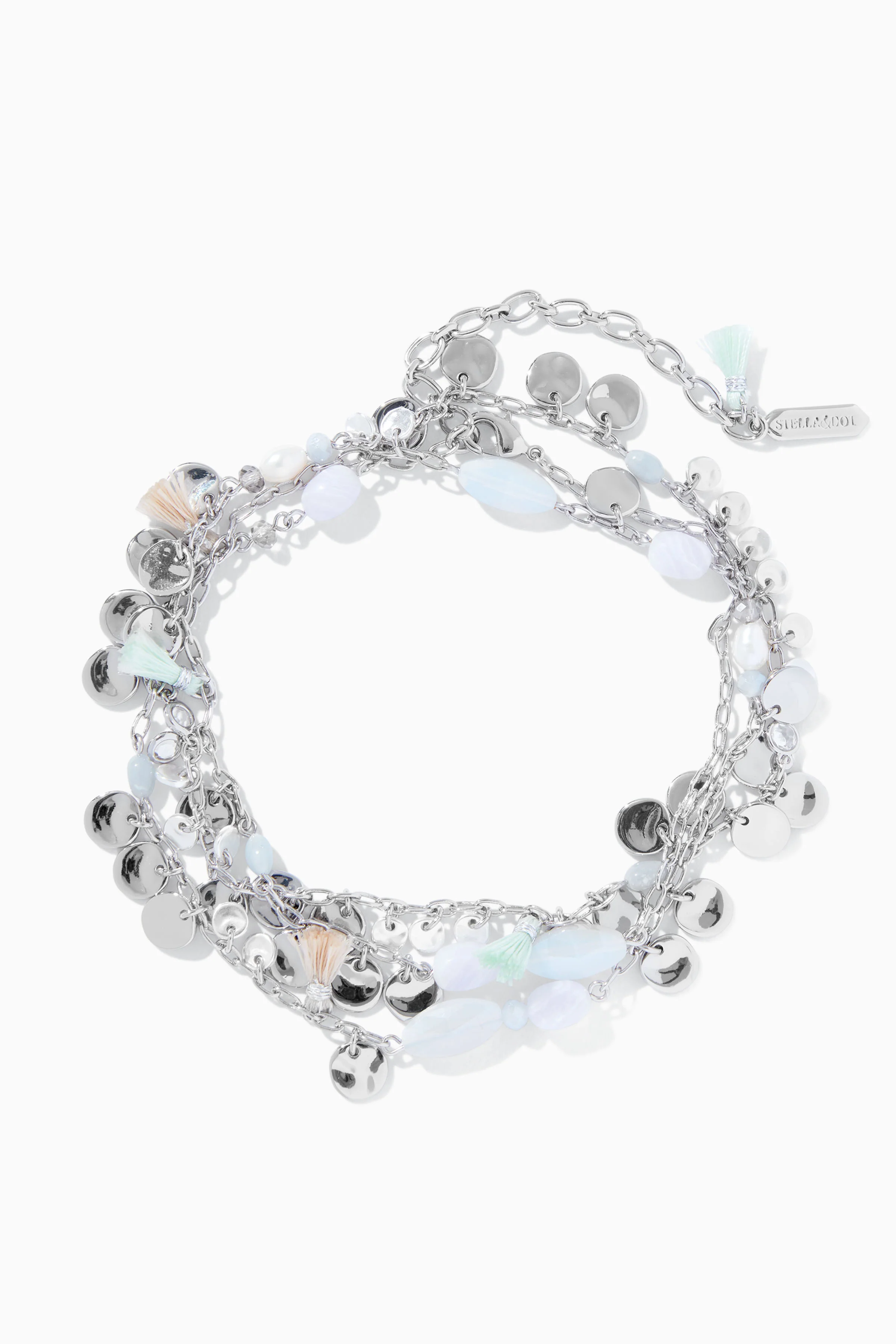 Metal Bubbles Long Strand Necklace - Image 3