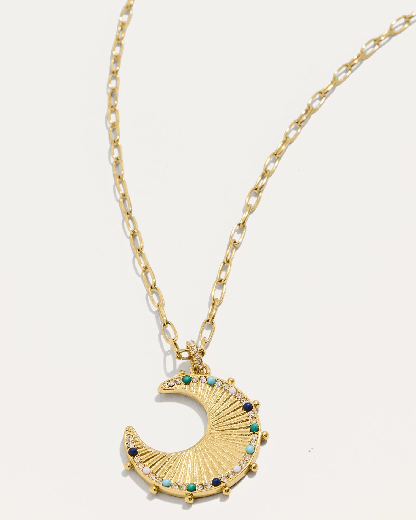 Moon Phases Reversible Charm Necklace - Image 2