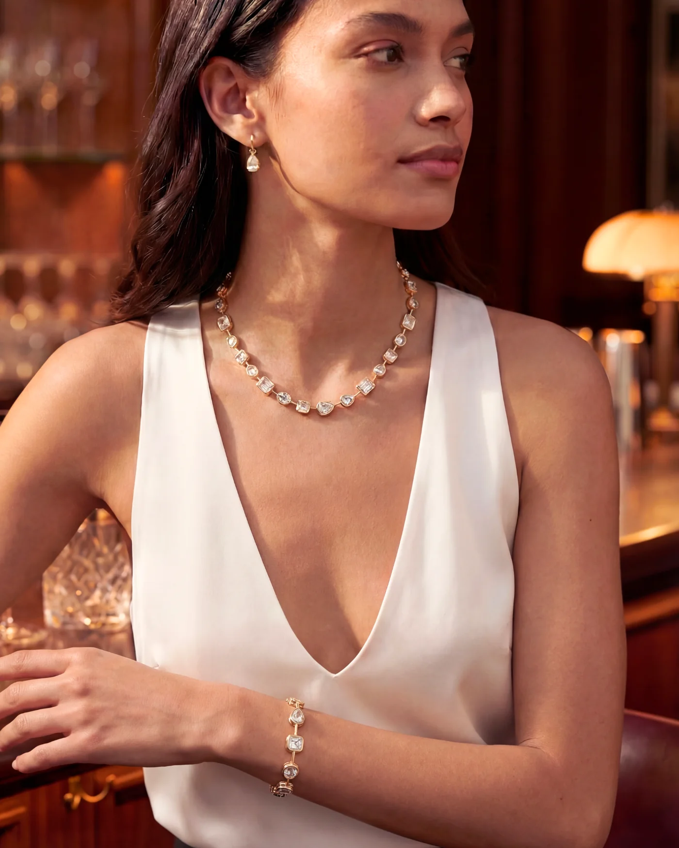 Naomie Tennis Necklace - Image 5