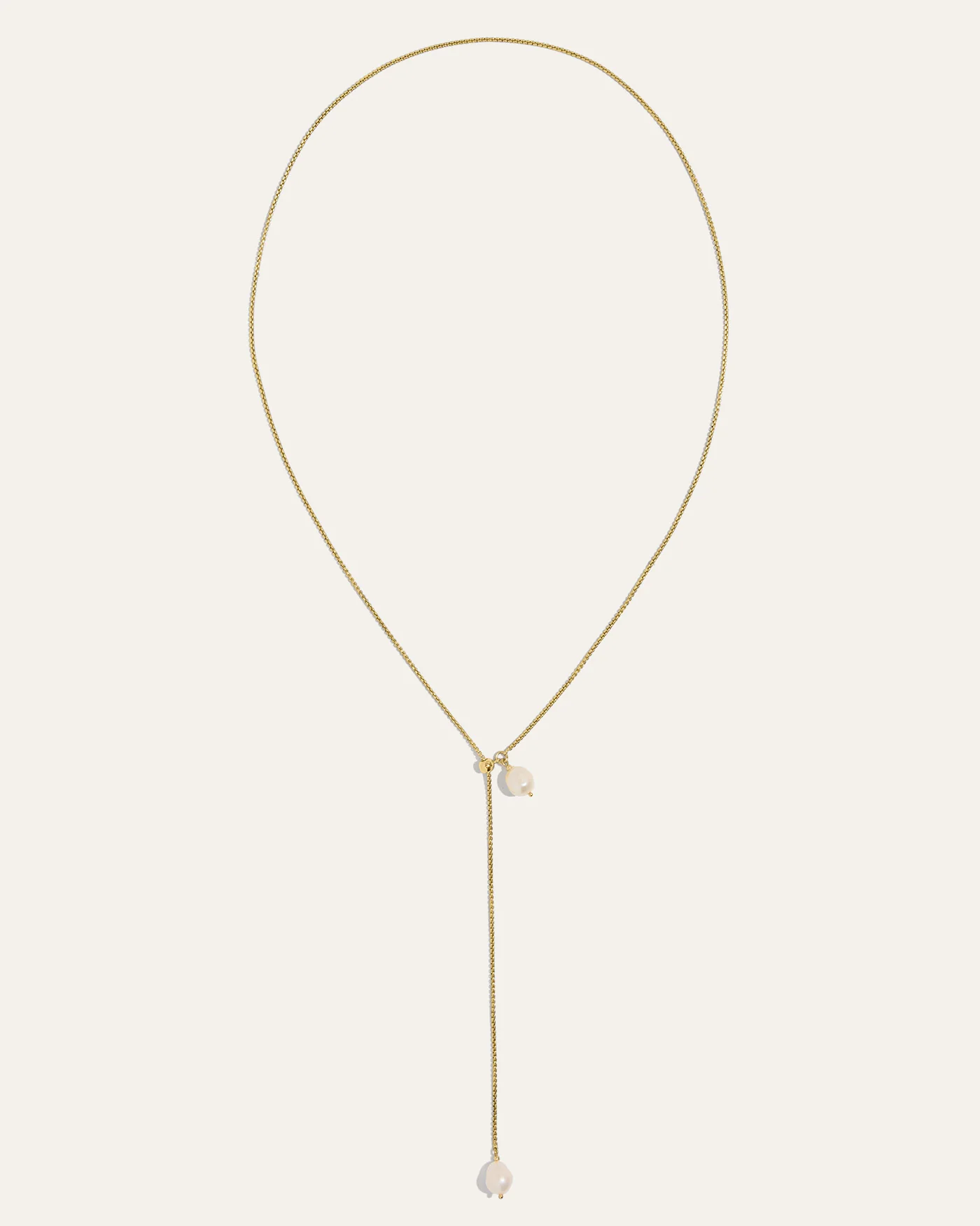 Pearl Bolo Slider Necklace - Image 5