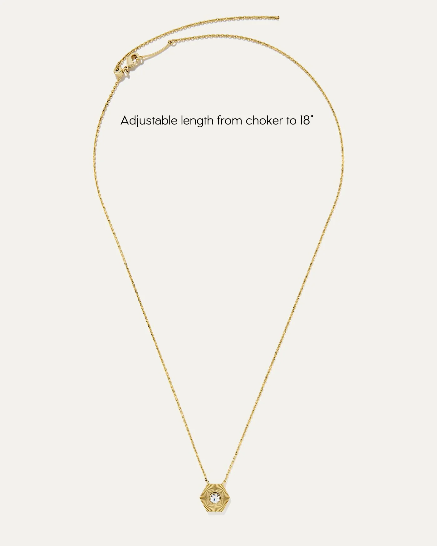 Power Stone Pendant Adjustable Necklace | Silver Pearl - Image 4