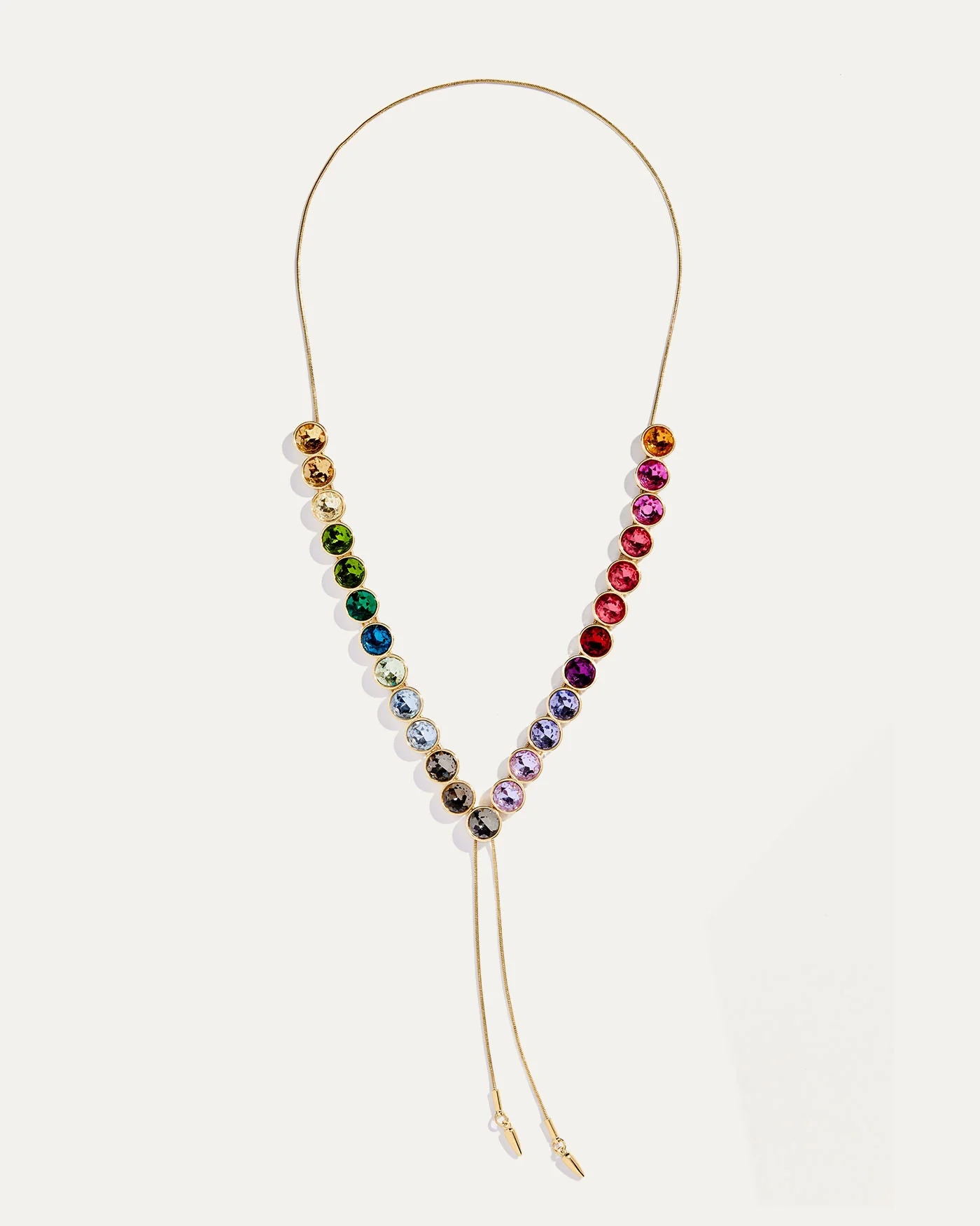 Rainbow Crystal Necklace - Image 4