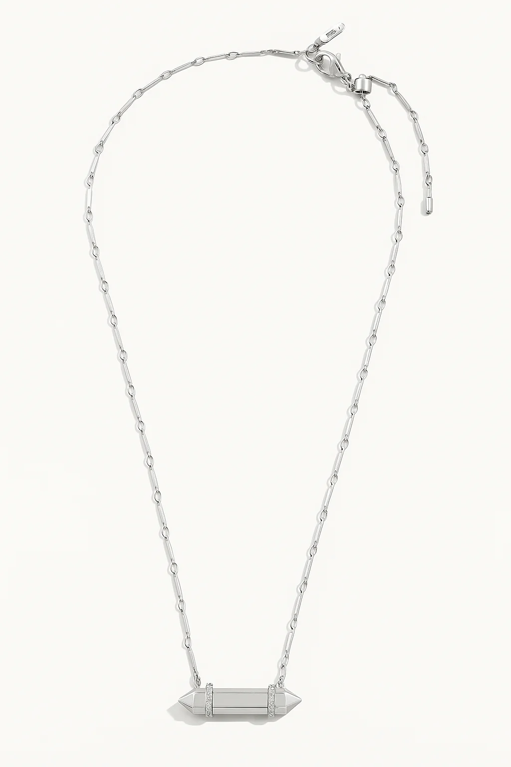 Rebel Mini Pendant Necklace | Silver - Image 3