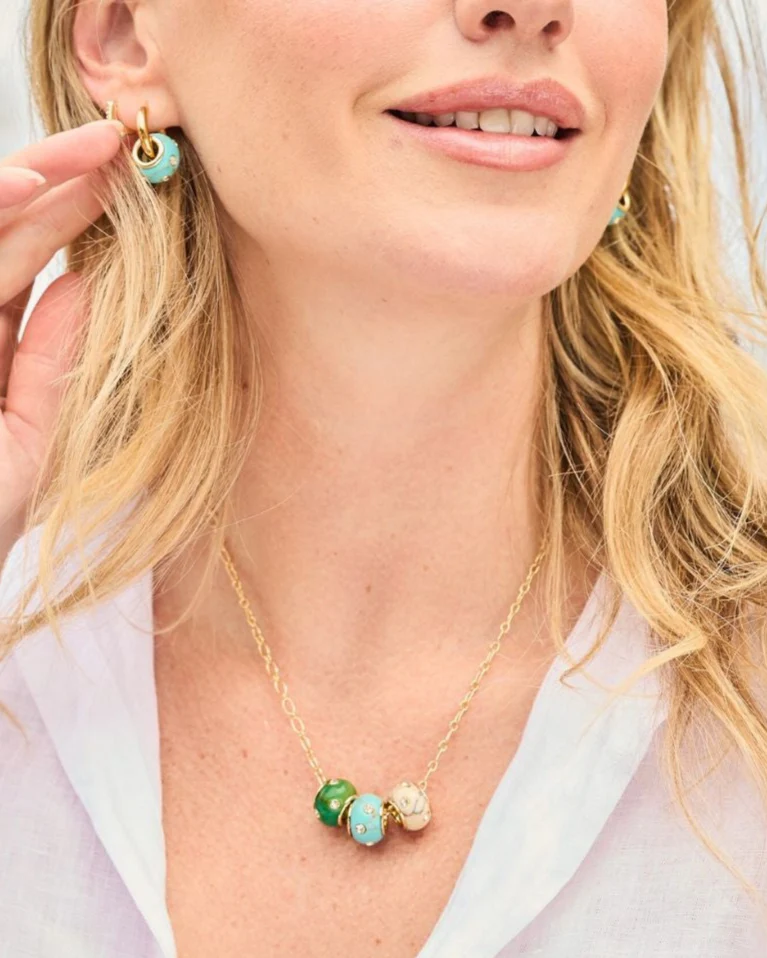 Convertible Rondelle Huggie Earrings - Image 6