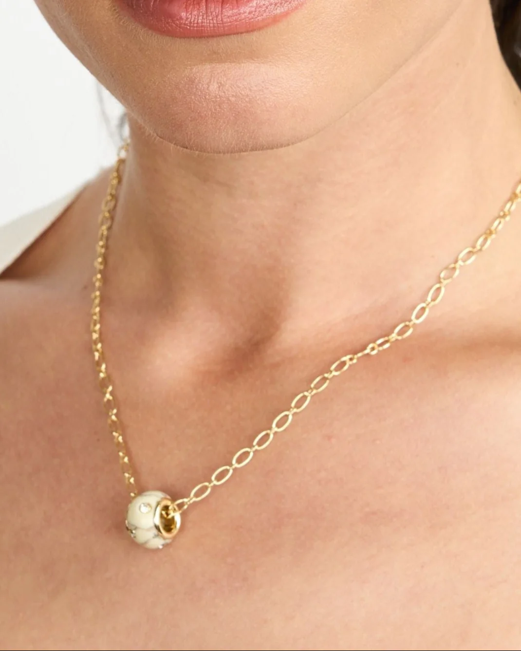 Rondelle Trio Adjustable Necklace - Image 5