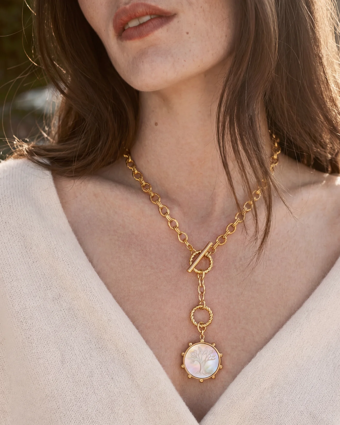 Rooted in Love Versatile Gold Necklace - Image 3