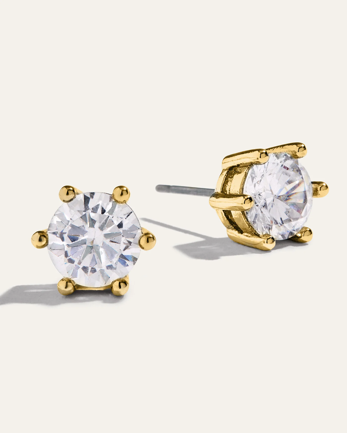Sparkle Diamond Stud Earrings - Image 3