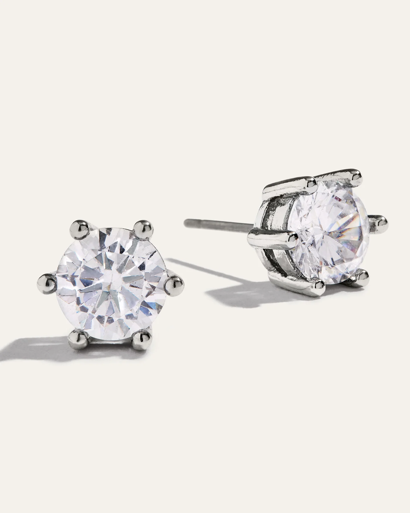 Sparkle Diamond Stud Earrings - Image 5
