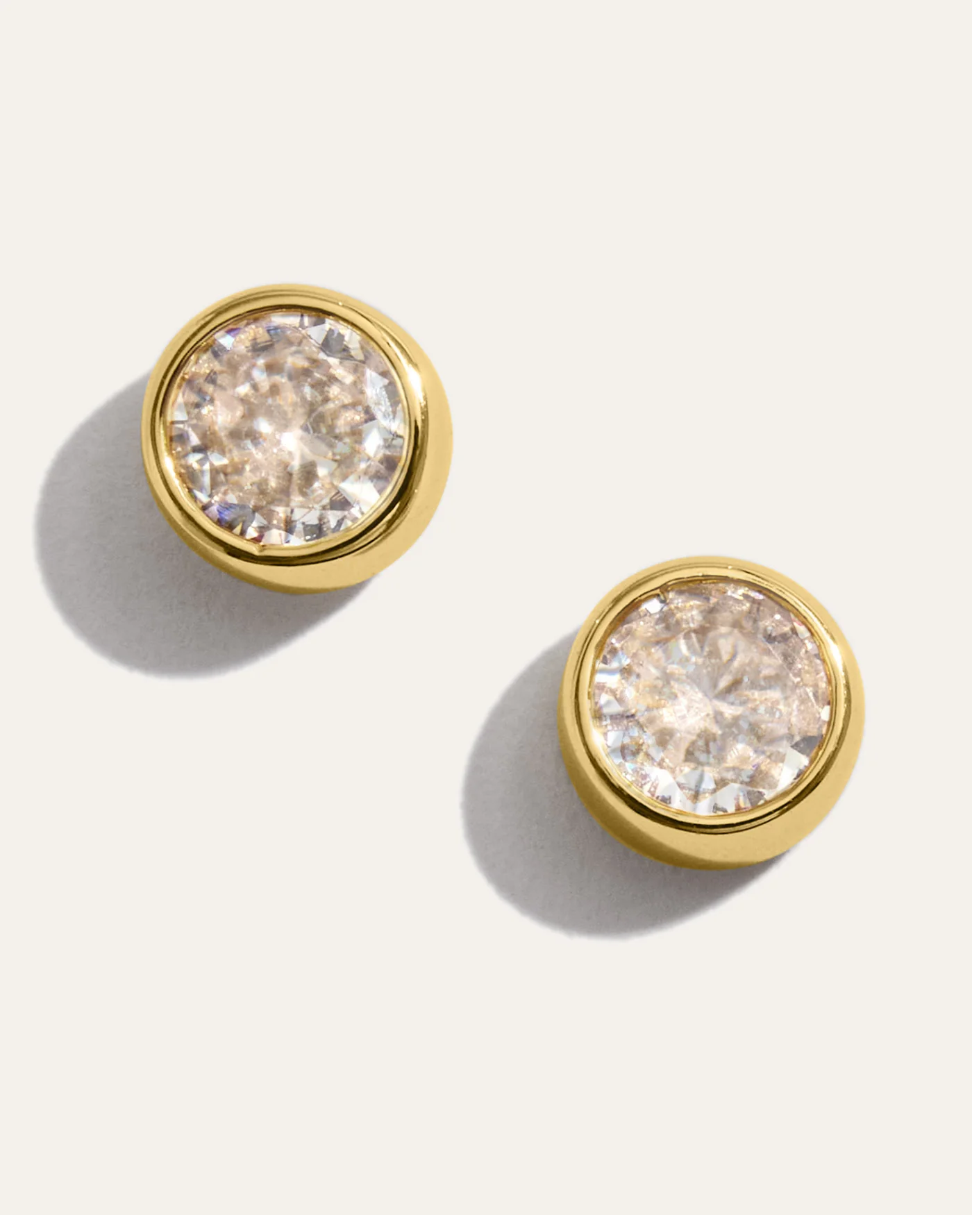 Selena Convertible Bezel Stud 2-in-1 Earring - Image 3