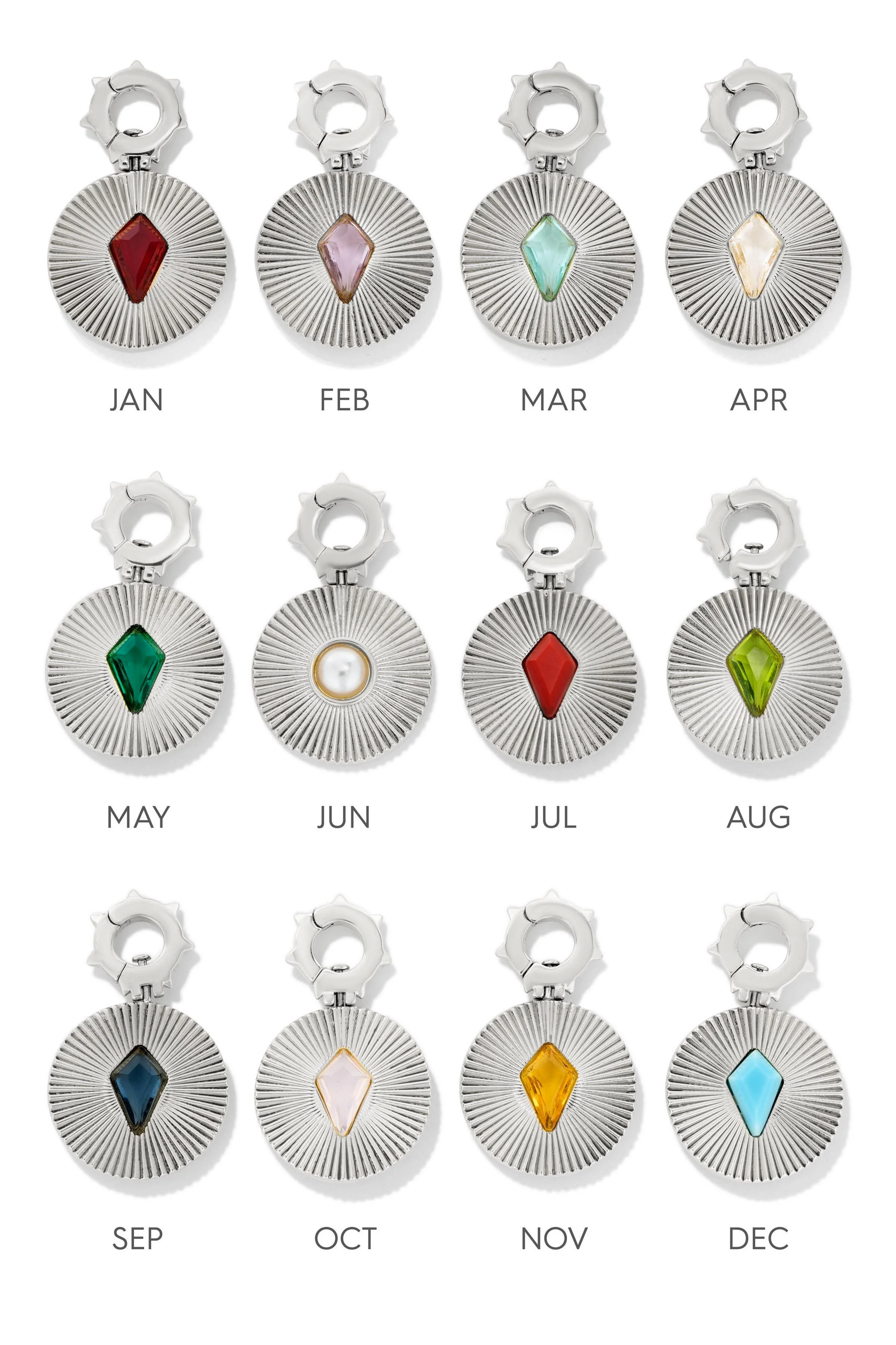 Tatum Power Stone Charms | Silver - Image 4