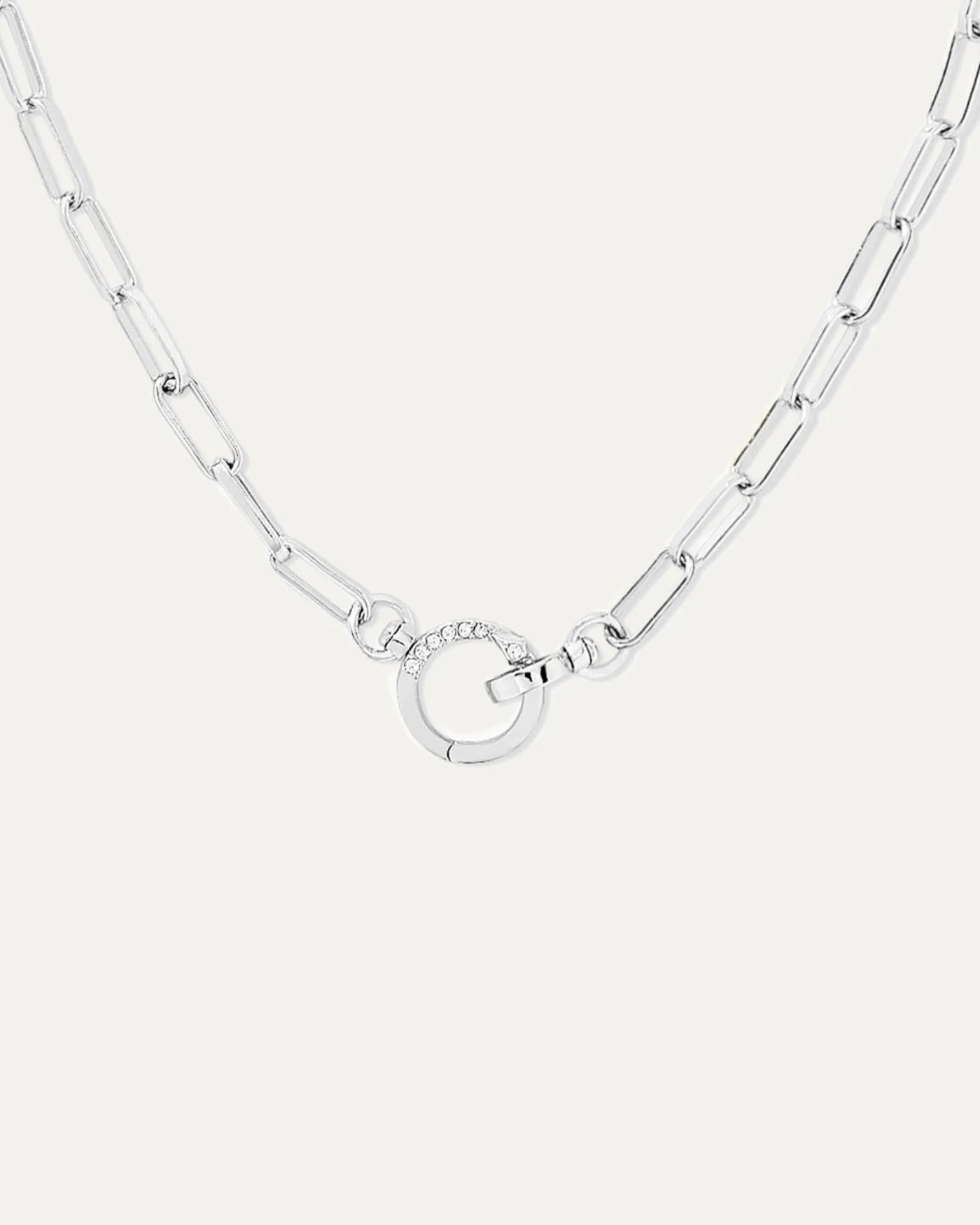 Tatum Convertible Lariat Chain Necklace | Silver