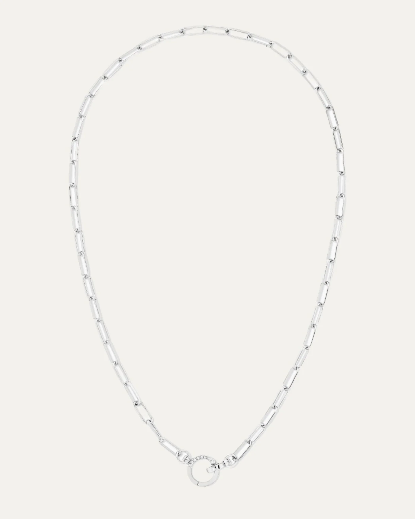 Tatum Convertible Lariat Chain Necklace | Silver - Image 2