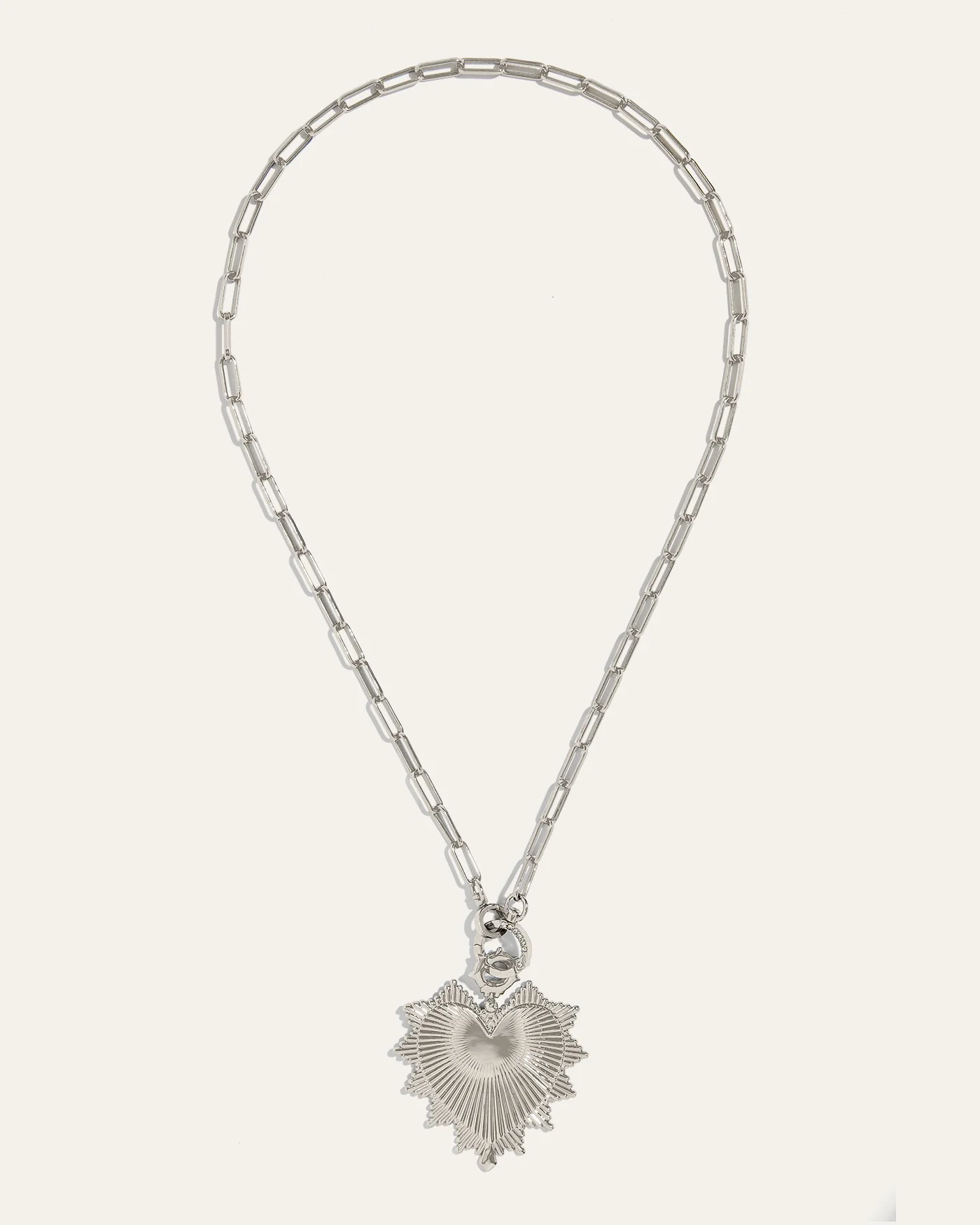 Tatum Convertible Lariat Chain Necklace | Silver - Image 7