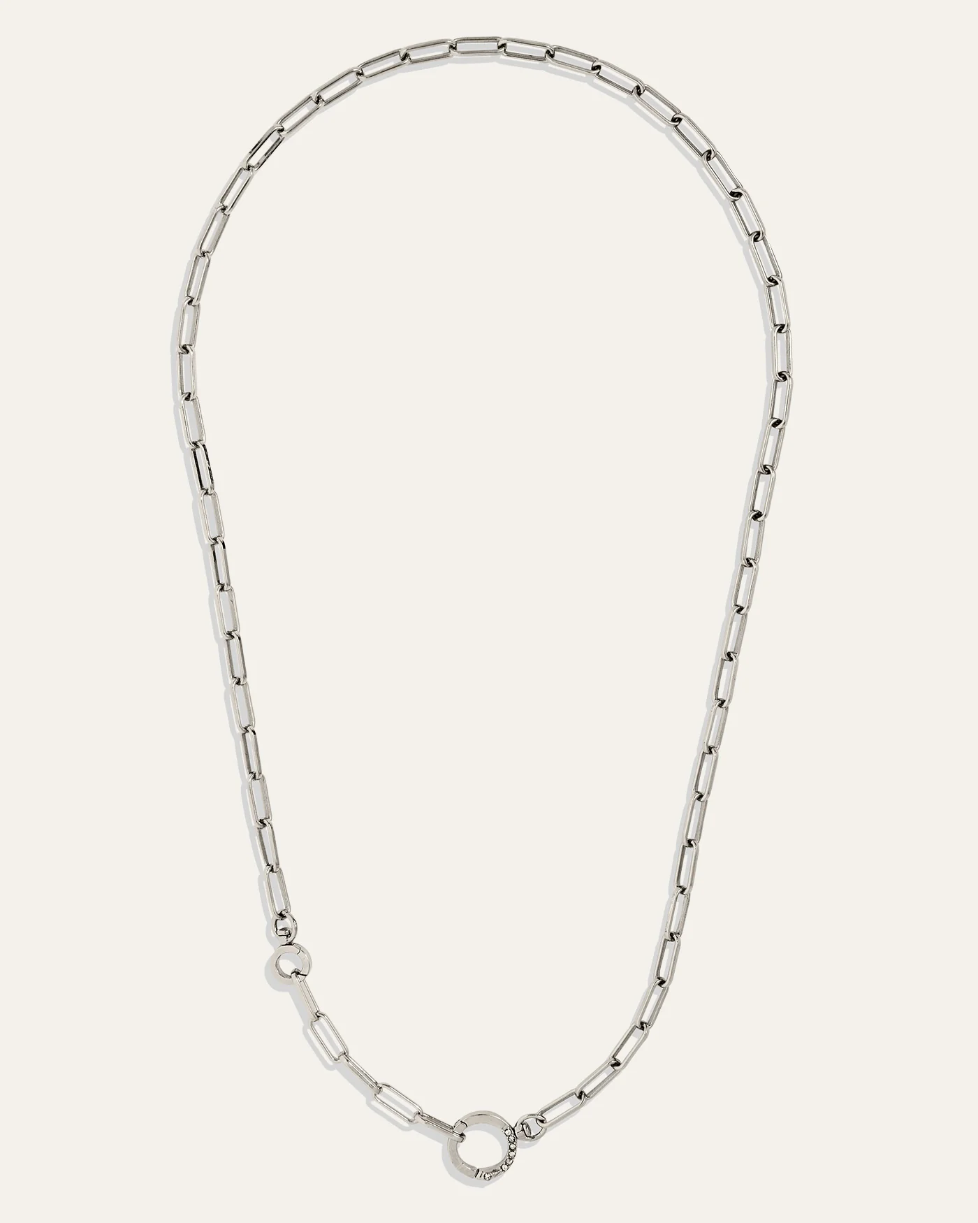 Tatum Convertible Lariat Chain Necklace | Silver - Image 9