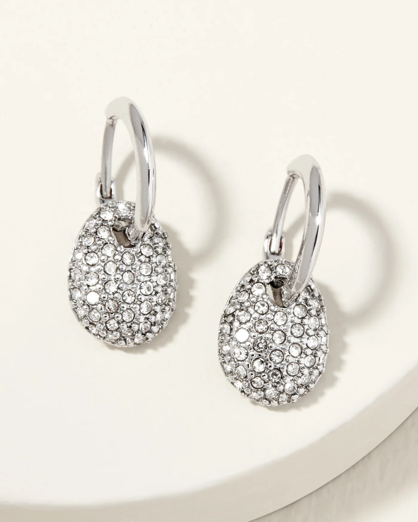 Ulani Reversible Drop Huggie Earrings - Image 4