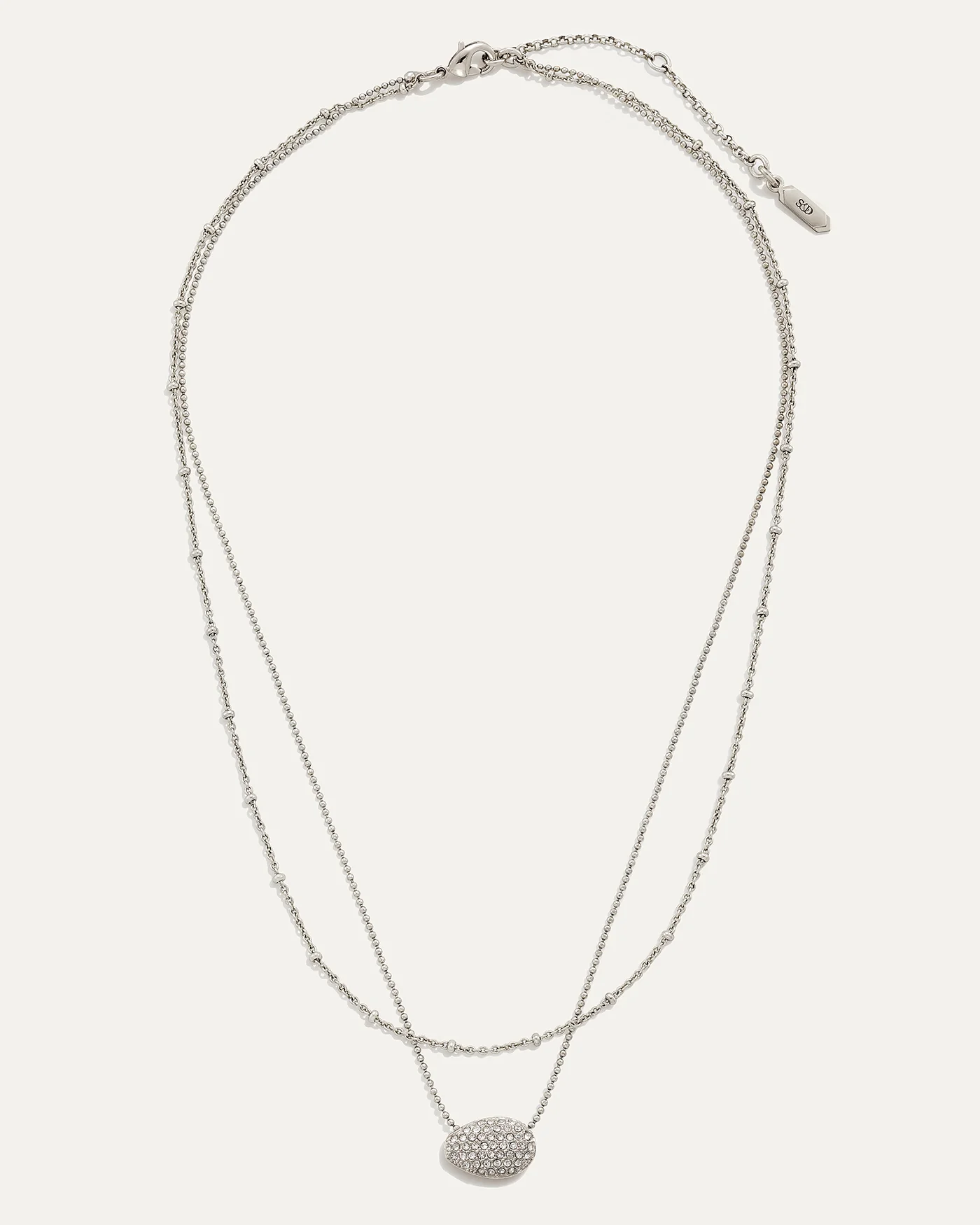 Ulani Look of Layered Necklace | Silver - Image 3