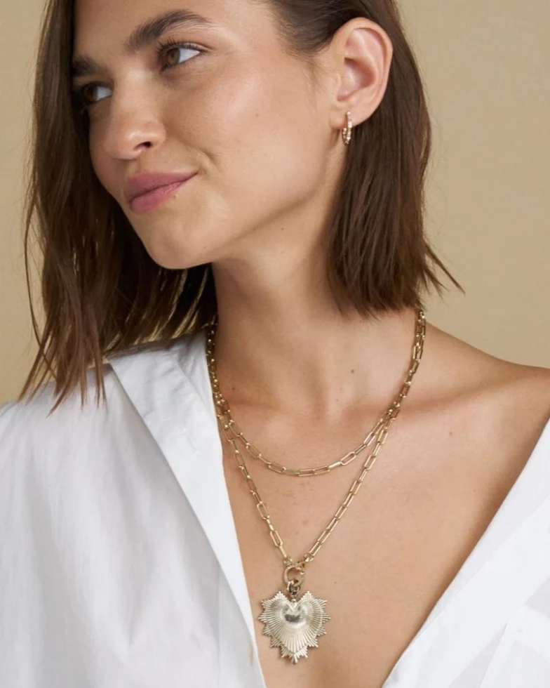 Tatum Vintage Heart Charm - Image 3