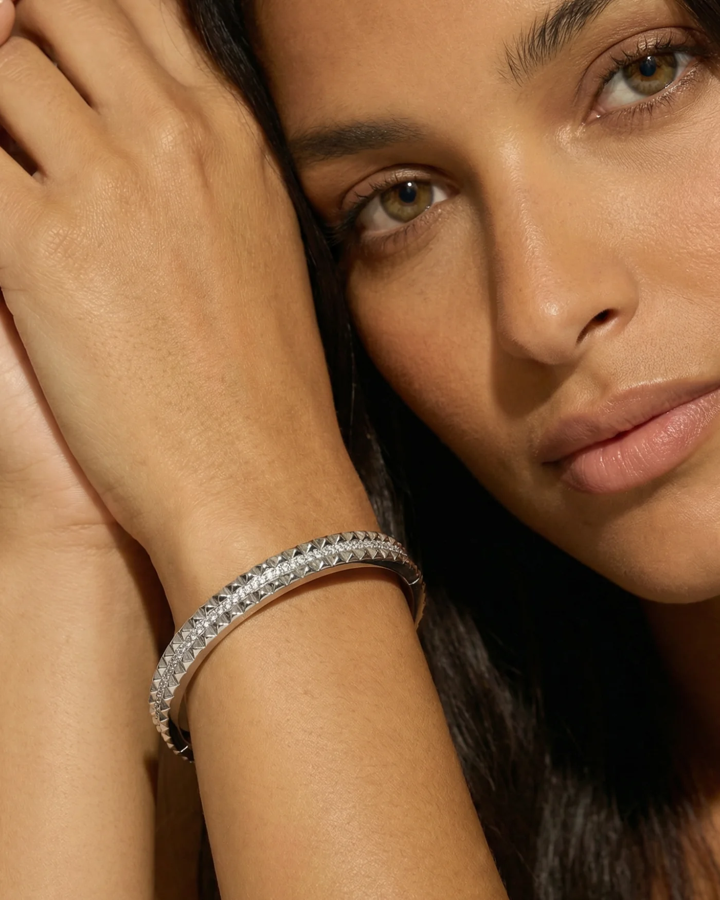 Vivienne Cuff Bracelet | Silver - Image 2