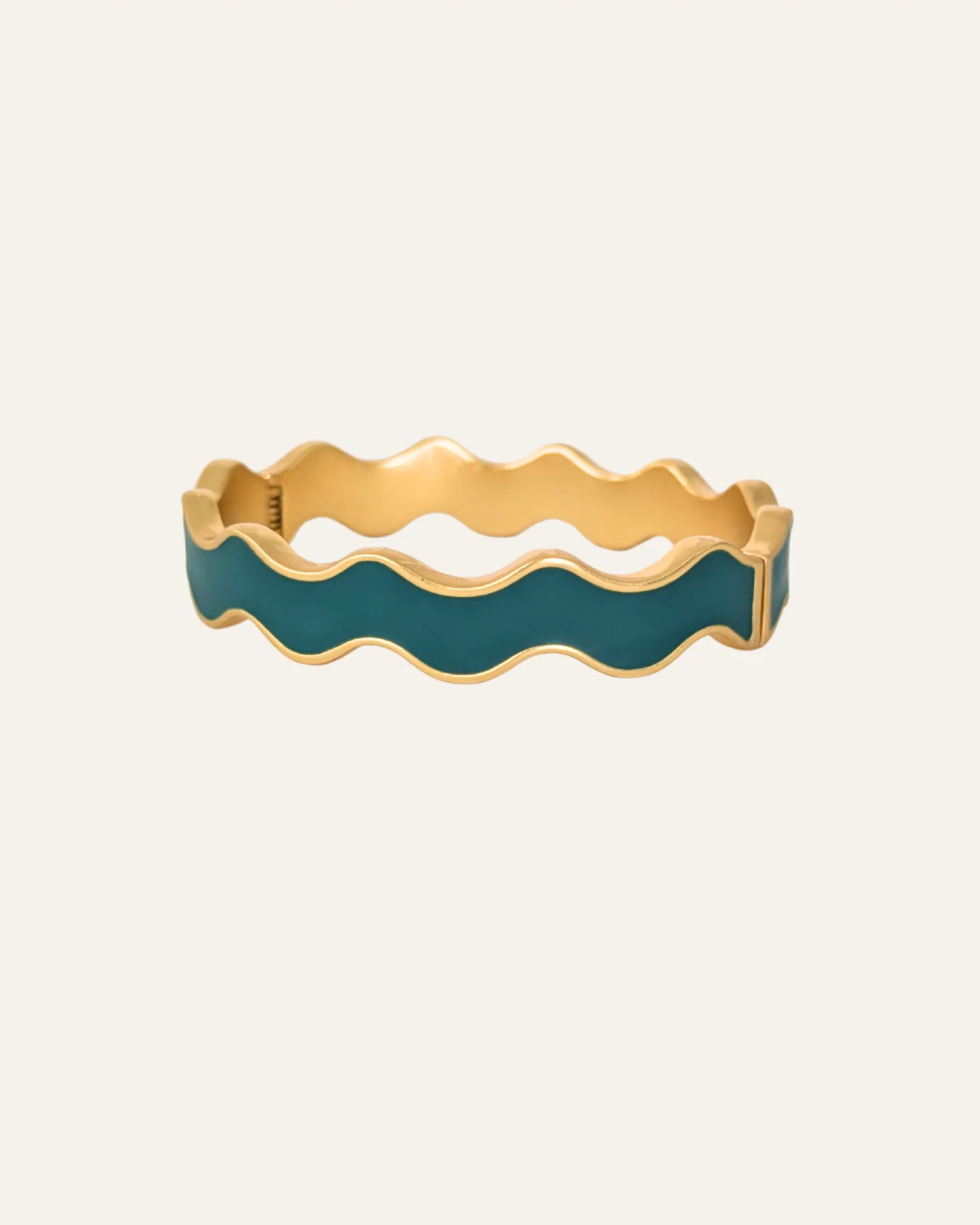 Never Released! Wavy Enamel Bangle | Gold
