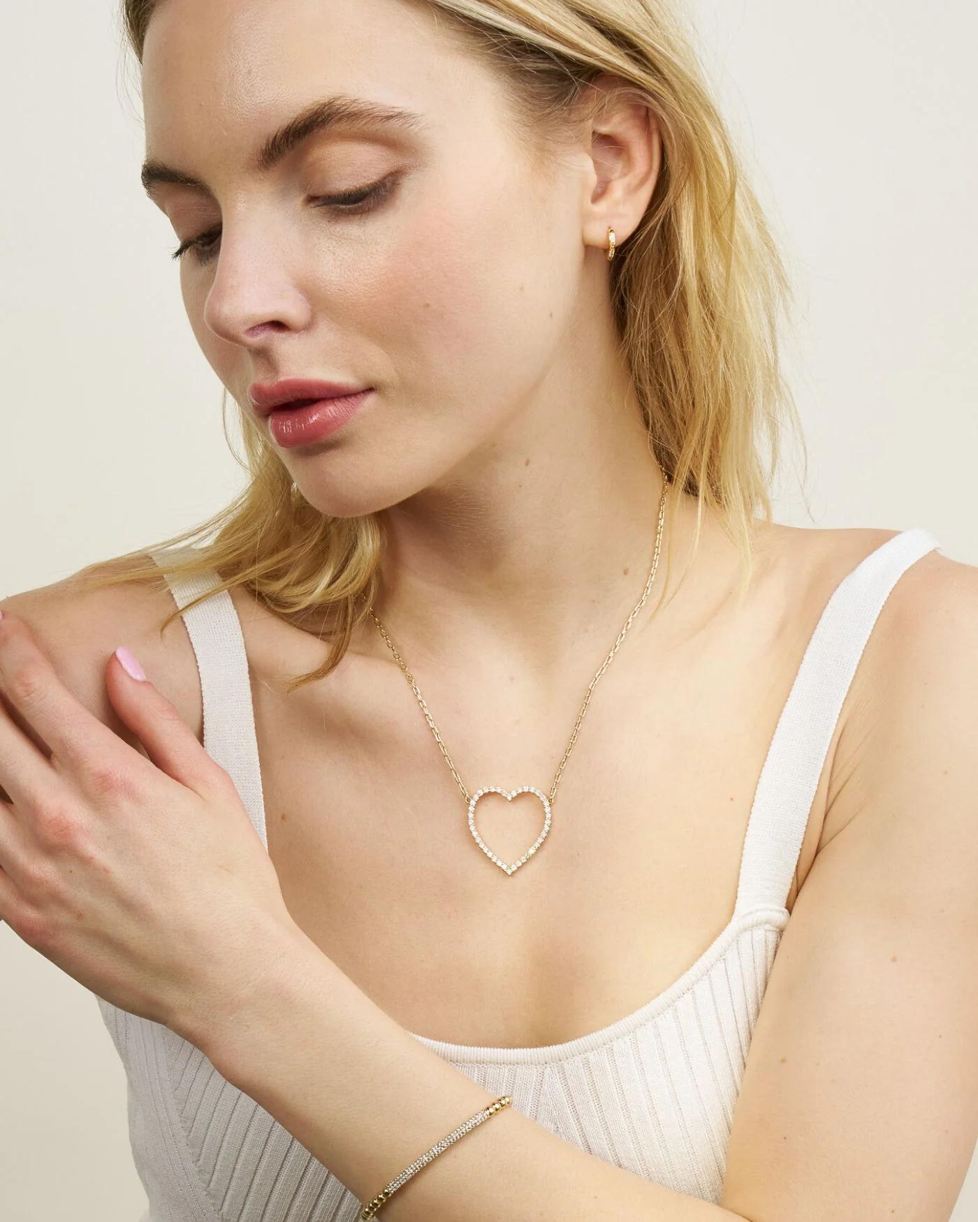 Whitney Open Heart Necklace - Image 3