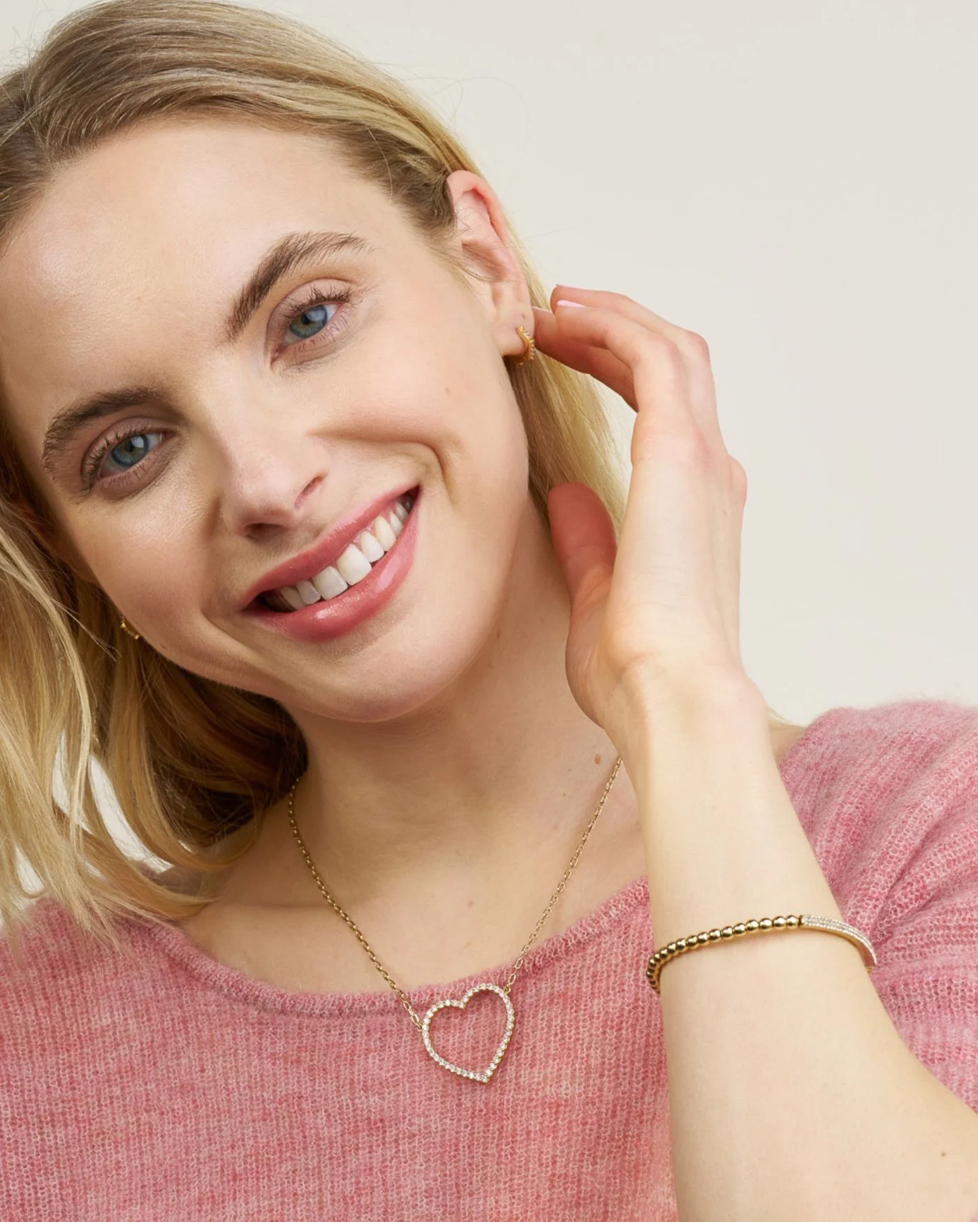Whitney Open Heart Necklace - Image 4